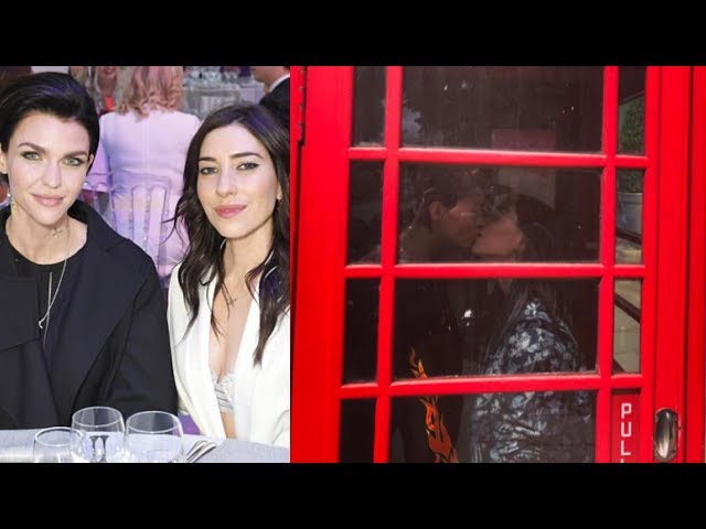 Ruby Rose Kiss Girlfriend Jessica Origliasso In A Telephone Booth